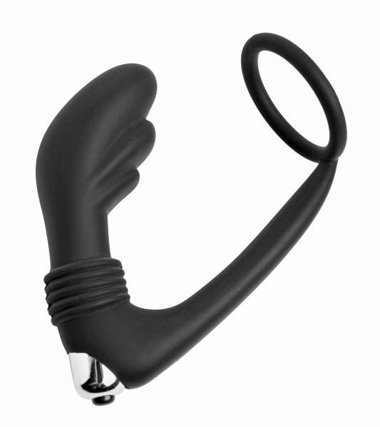 Prostatic Play Nova Silicone Cock Ring Prostate Vibe