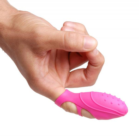 Bang Her Silicone G-Spot Finger Vibe Pink