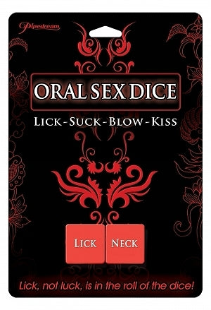 Oral Sex Dice (Lick-Suck-Blow-Kiss)