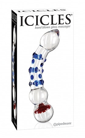 Icicles No. 18 Hand Blown Glass Massager