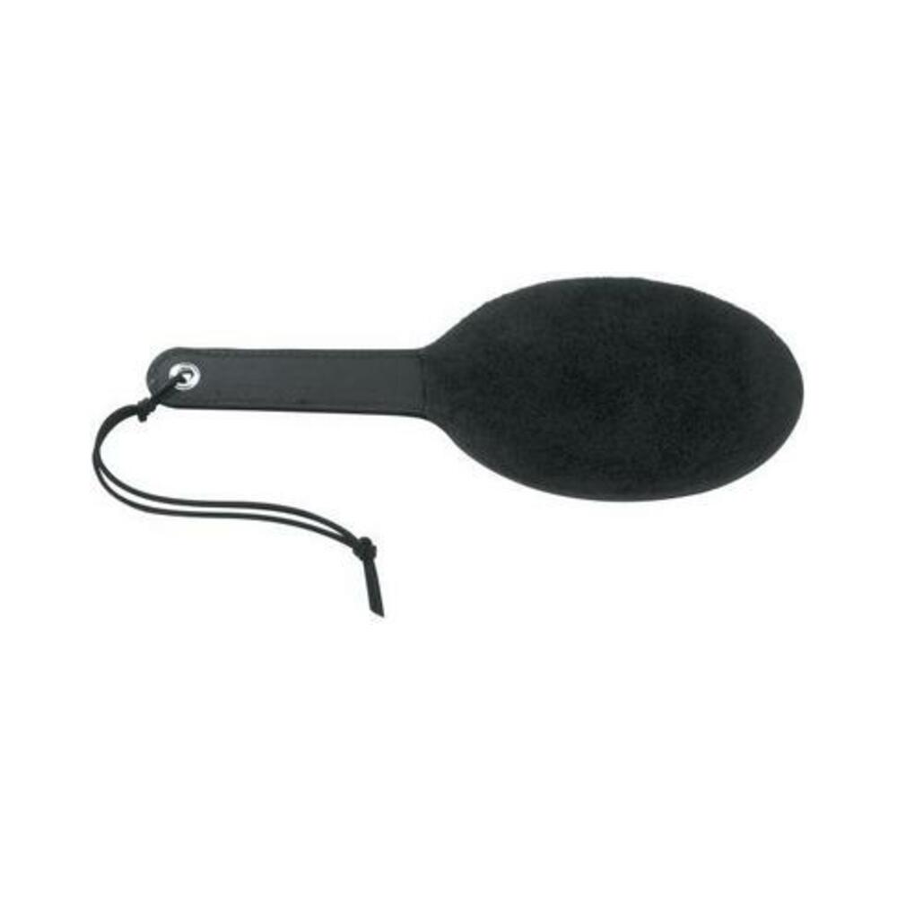 16 In. Ping Pong Paddle With Black Faux Fur