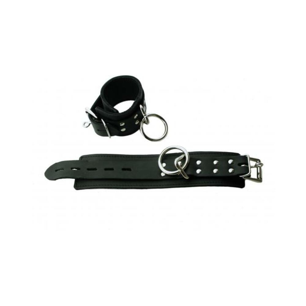 Wrist Restraints Black Faux Fur