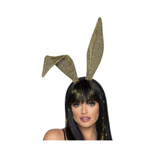 Glitter Bunny Ears O/s Gold