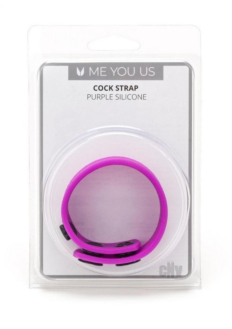 Myu Silicone Cock Strap Purple