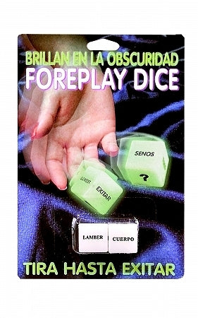 Glow In The Dark Erotic Dice Spanish Version