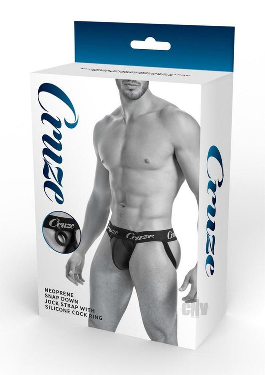 Cruze High Bar Jock W/cring S/m Blk