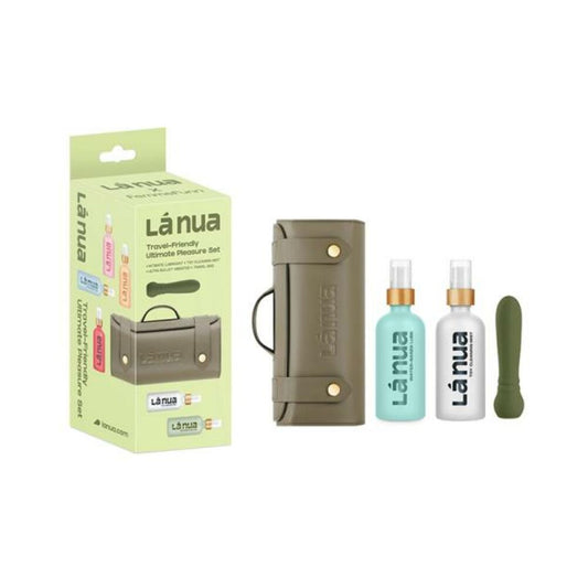 La Nua Gift Bag 1 Ultra Bullet + 100ml Mist Toy Cleaner + 100ml Unflavored Water-based Lube