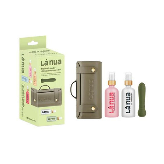 La Nua Gift Bag 2 Ultra Bullet + 100ml Mist Toy Cleaner + 100ml Strawberry Coconut Lube