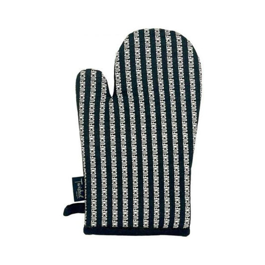 Twisted Wares Fuck Stripe Oven Mitt