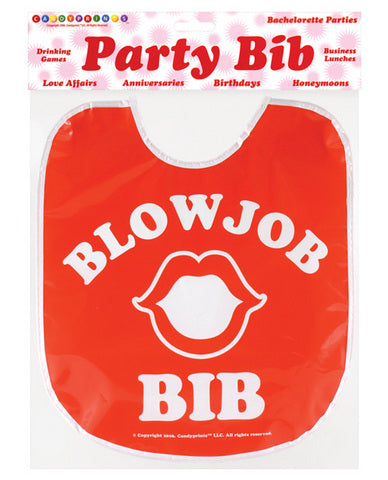 Blow Job Party Bib Red O/S