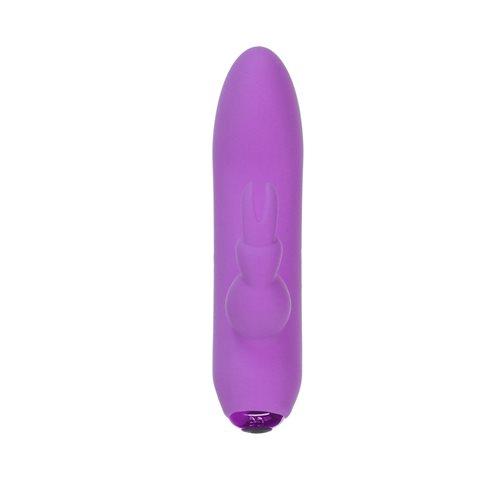 Alices Bunny Rechargeable Bullet With Removable Rabbit Sleeve Purple