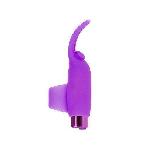 Powerbullet Teasing Tongue With Mini Rechargeable Bullet 2.5 In. Purple