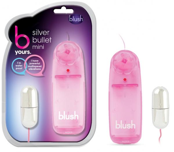 Silver Bullet Mini Vibrator Pink Power Control