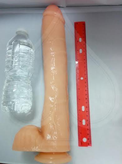 Bruno Dildo 14" - Beige