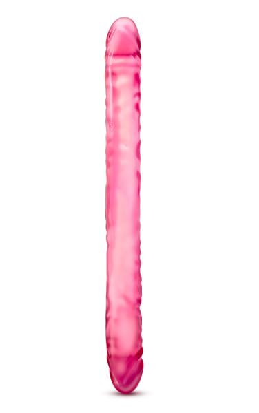 B Yours - 18in Double Dildo - Pink