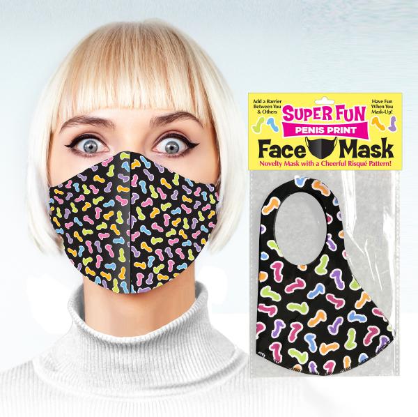 Super Fun Penis Print Mask