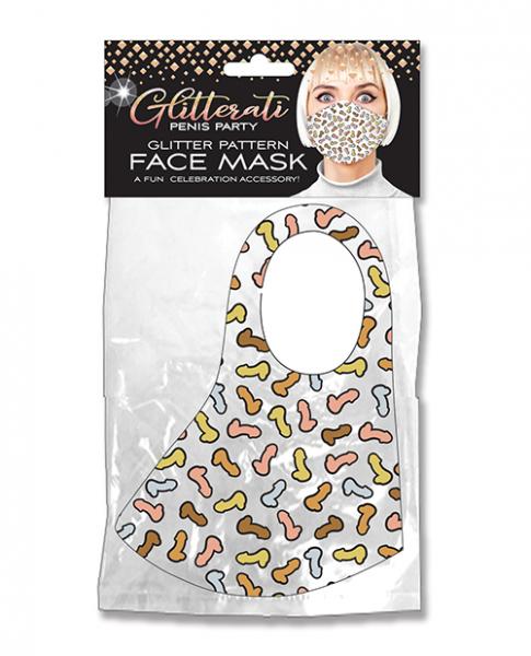 Glitterati Penis Party Face Mask