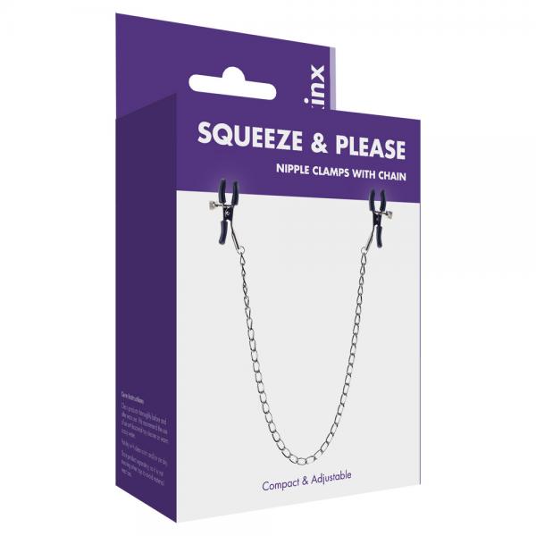 Squeeze N Please Nipple Clamps Chain Kinx