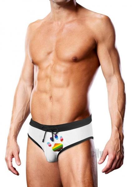 Prowler Swim Wht Oversize Paw Brief Xl