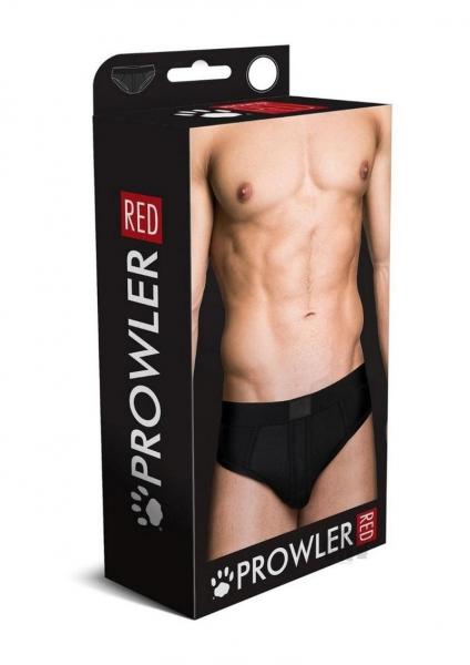 Prowler Red Ass Less Brief Blk Lg