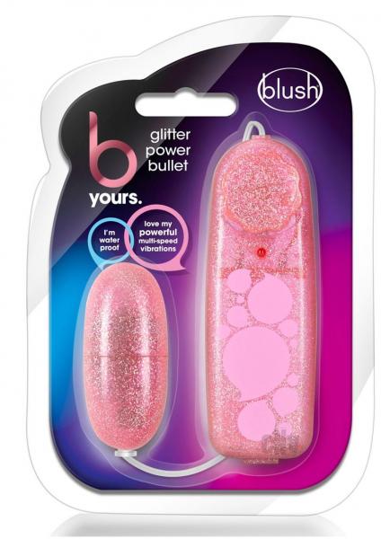 B Yours - Glitter Power Bullet - Pink