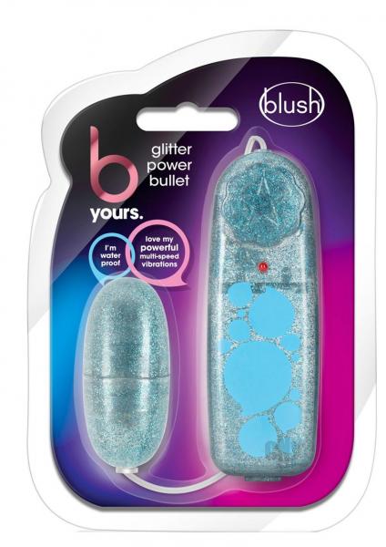 B Yours - Glitter Power Bullet - Blue