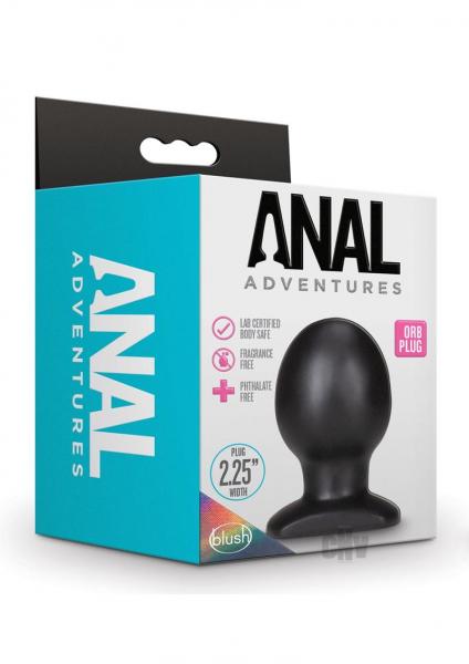 Blush Anal Adventures Orb Plug - Black