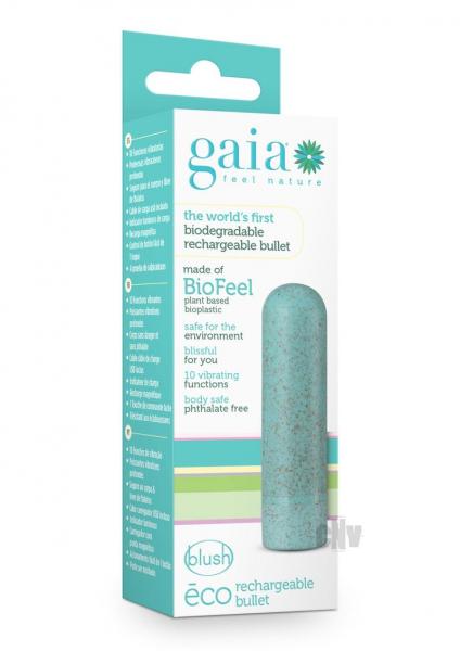 Gaia  Eco Rechargeable Bullet - Aqua