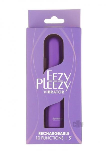 Powerbullet Eezy Pleezy 5 In Vibe Rechargeable Purple