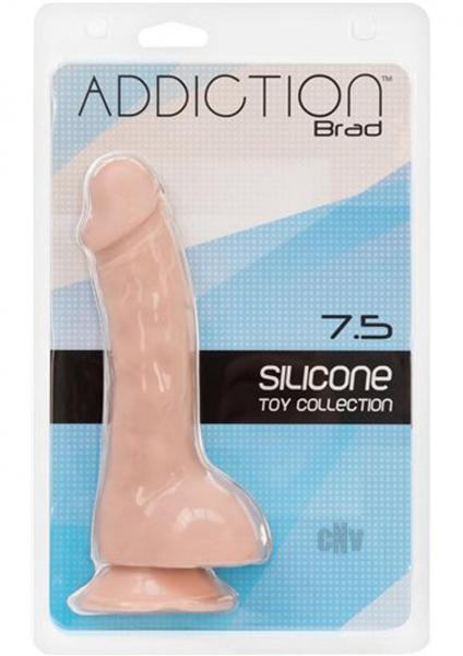 Addiction Brad 7.5 inches Beige Realistic Dildo