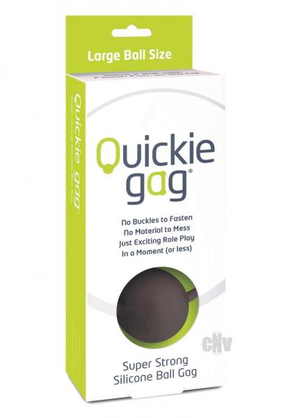 Quickie Ball Gag Large Black