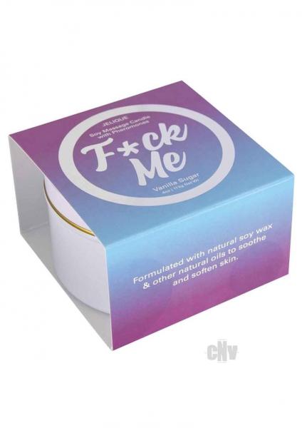 F*ck Me Pheromone Massage Candle Vanilla Sugar 4 Oz/113 G