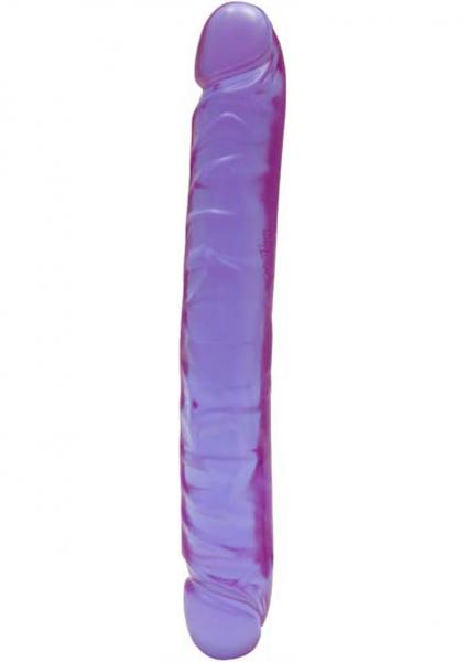 Jellies Jr 12" Double Dong - Purple