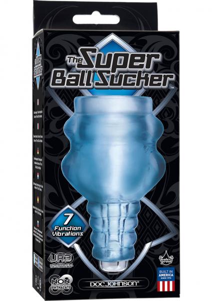 Super Ball Sucker 7 Functions Vibrations Clear