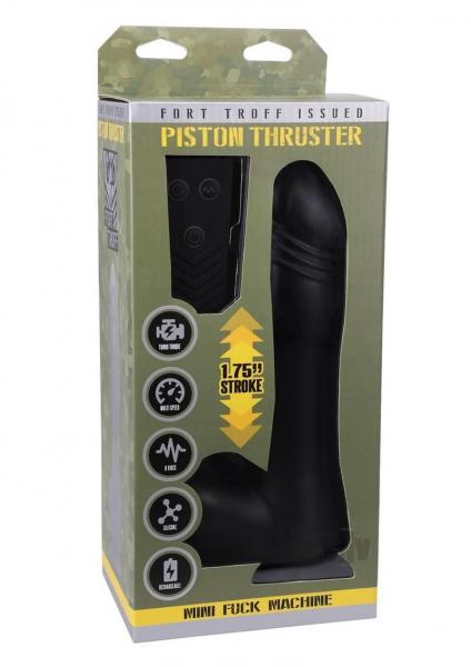 Fort Troff Piston Thruster Mini Fuck Machine Rechargeable Remote-controlled Silicone 8.5 In. Thrusti