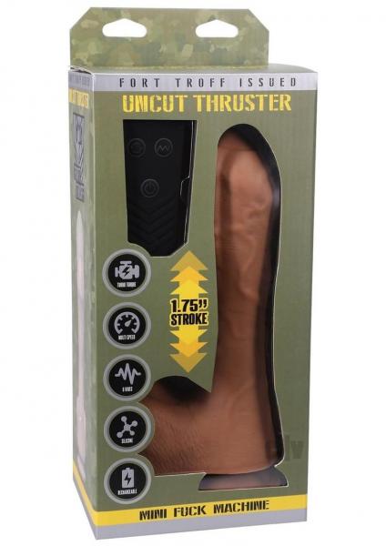 Fort Troff Uncut Thruster Mini Fuck Machine Rechargeable Remote-controlled Silicone 8.5 In. Thrustin