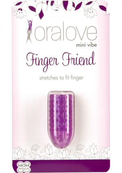 Oralove Finger Friend Purple Vibrator