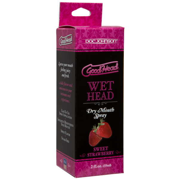 Goodhead - Wet Head - Dry Mouth Spray - Sweet Strawberry 2 Fl Oz