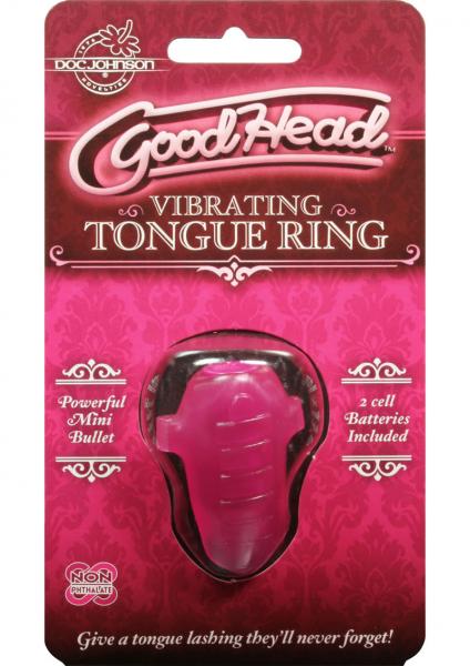 GoodHead Vibrating Tongue Ring Pink