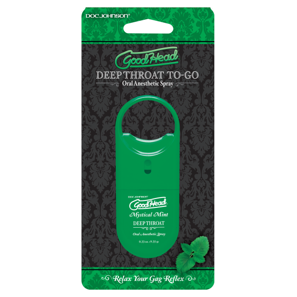 Goodhead To Go Deep Throat Spray .33oz. Mystical Mint