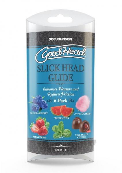 Goodhead Slick Head Glide Multi-flavor 6-pack 0.24 Oz.