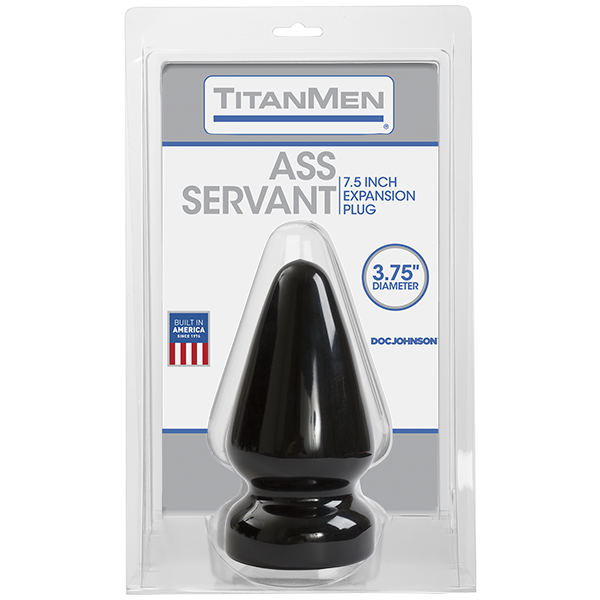 TitanMen Ass Servant Plug - Black