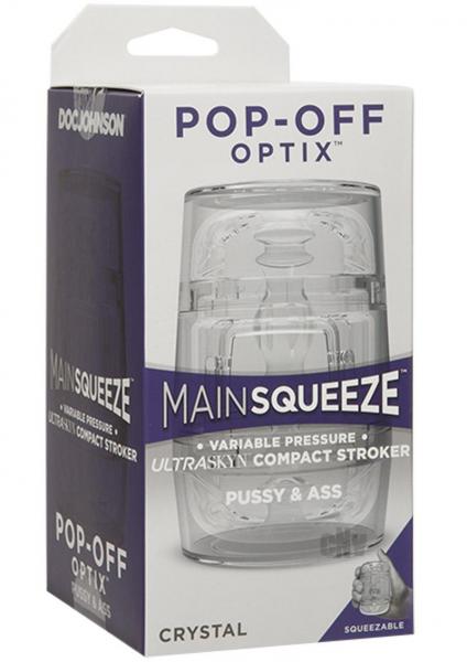 Main Squeeze Pop-off Optix Pussy & Ass Clear