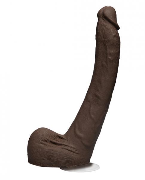 Signature Cocks Isiah Maxwell 10 Inch Ultraskyn Cock With Removable Vac-u-lock Suction Cup Chocolate