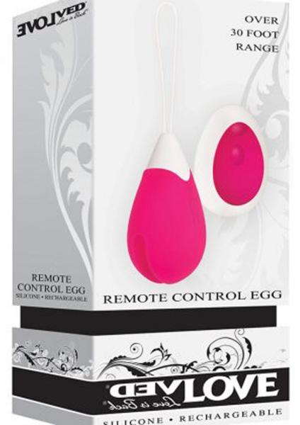 Evolved Rechargeable Egg R/c Silicone Pink