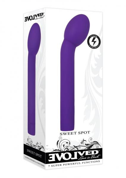 Evolved Sweet Spot Rechargeable Silicone Purple