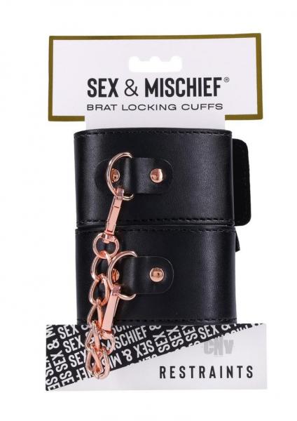 Sportsheets Sex & Mischief Brat Locking Cuffs