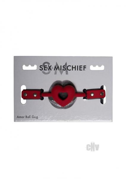 Sandm Amor Ball Gag Red/black