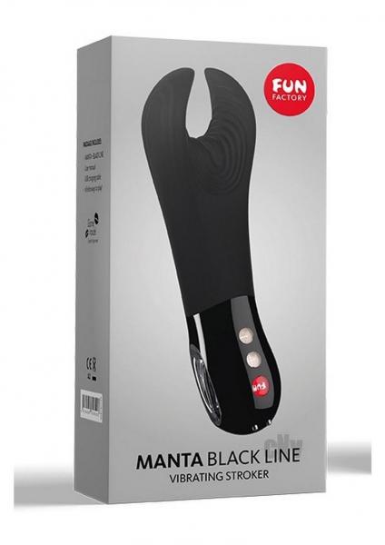 Fun Factory Black Line Manta Man Tool Black Stroker