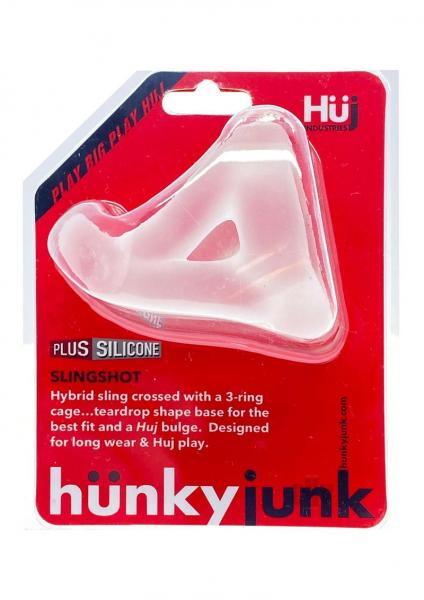 Hunky Junk Slingshot 3 Ring Teardrop - Ice